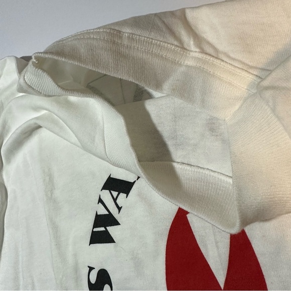 Vintage 90s Aids Walk Orlando Single Stitch Shirt Size XL Red Ribbon - Picture 7 of 7